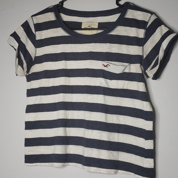 Hollister Tops - Hollister Striped Crop Top - Small